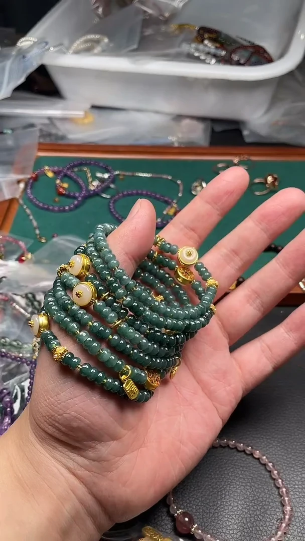 未镶嵌手链翡翠多样性发货拍一发一