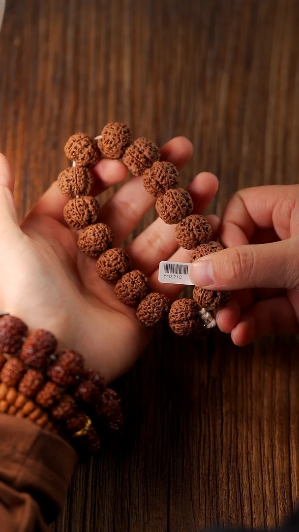 手串金刚菩提21mm梁产区标款黑天鹅大金刚菩提手串