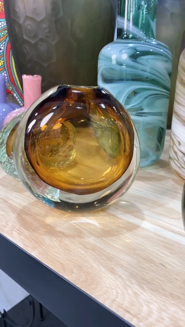 【闪购商品】琉璃慕忆家花瓶瑕