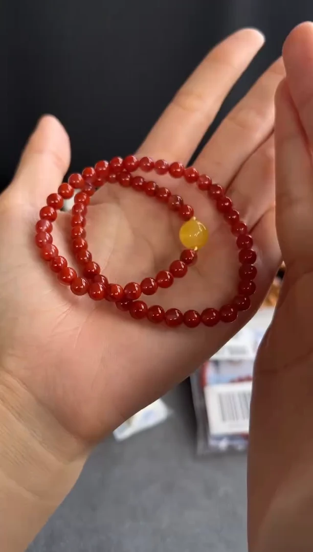 未镶嵌手串南红玛瑙505买断