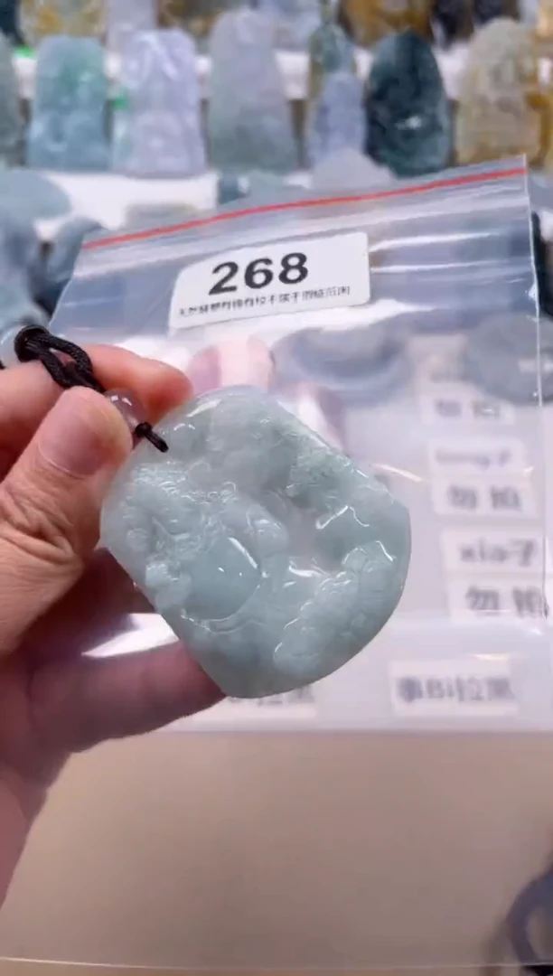 【闪购商品】翡翠颈饰未镶嵌天然缅甸A货翡翠268