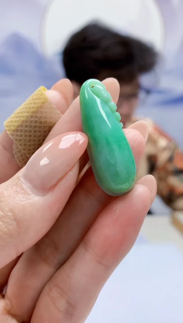 定制翡翠未镶嵌4688mm-毛货挂件171