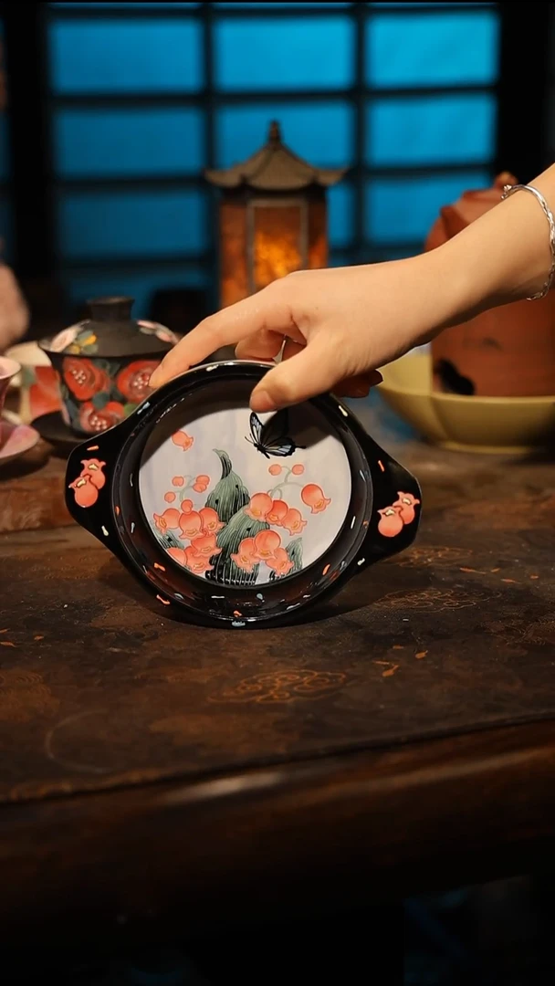 陶瓷景德镇高温釉下彩手工手绘款式