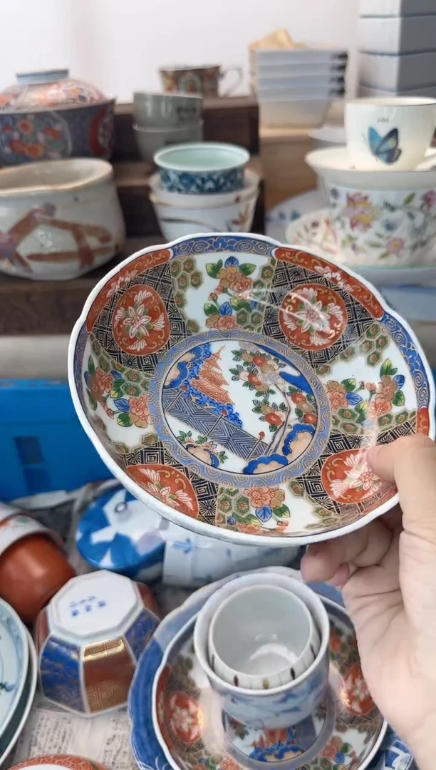 茶杯紫砂萍*128淘艺中古瓷器全场满18元包邮