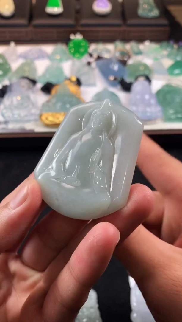 未镶嵌定制翡翠7****.4073毛货不退不换
