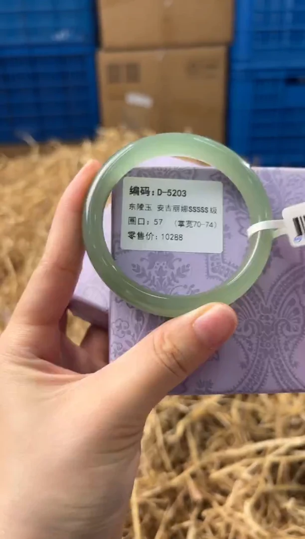 未镶嵌手镯石英质玉D-5203