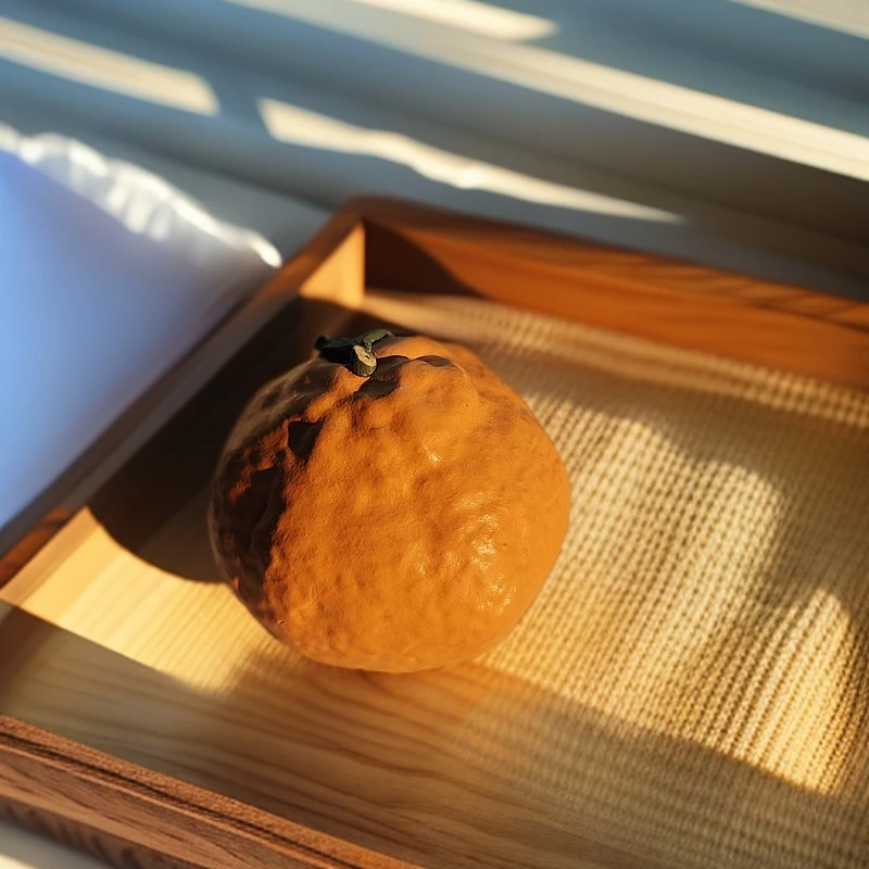 A05【人间瓷画】 蜜桔陶瓷茶宠
