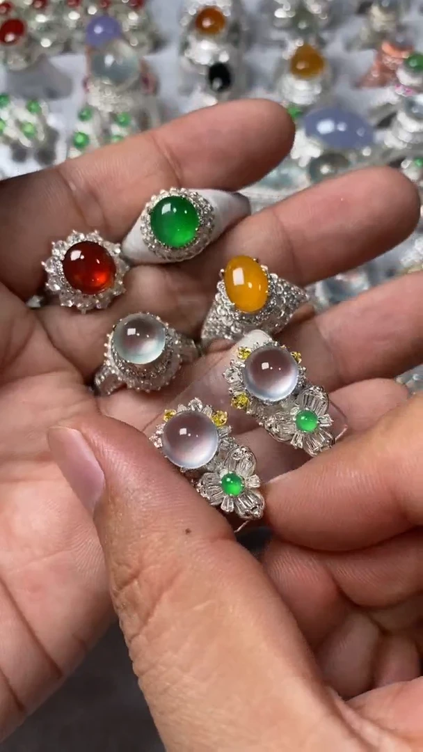 定制翡翠未镶嵌天然缅甸翡翠A货