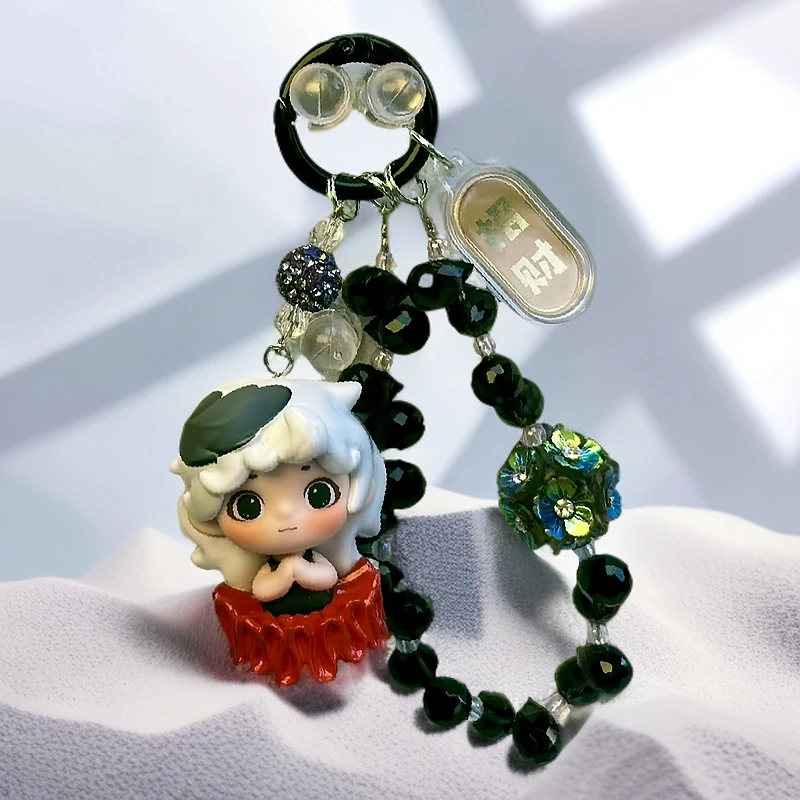 【来一下】萌粒手机链可爱挂绳手工diy创意个性卡通