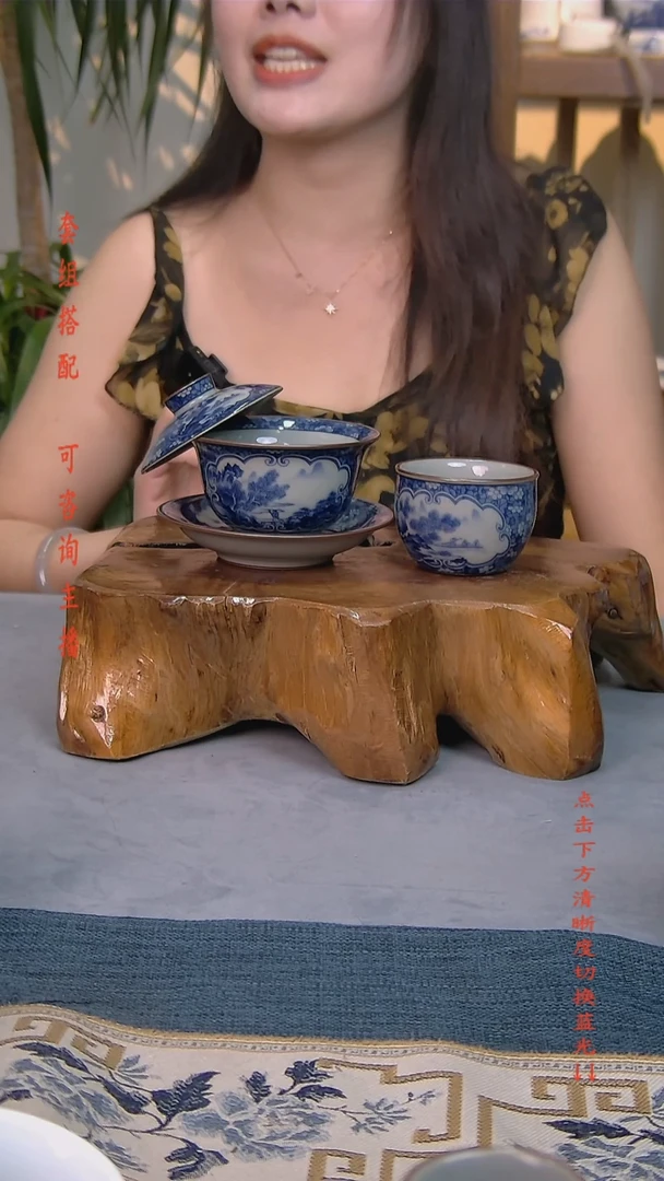 简装家用款2件套 老陶泥开片纹陶瓷茶具