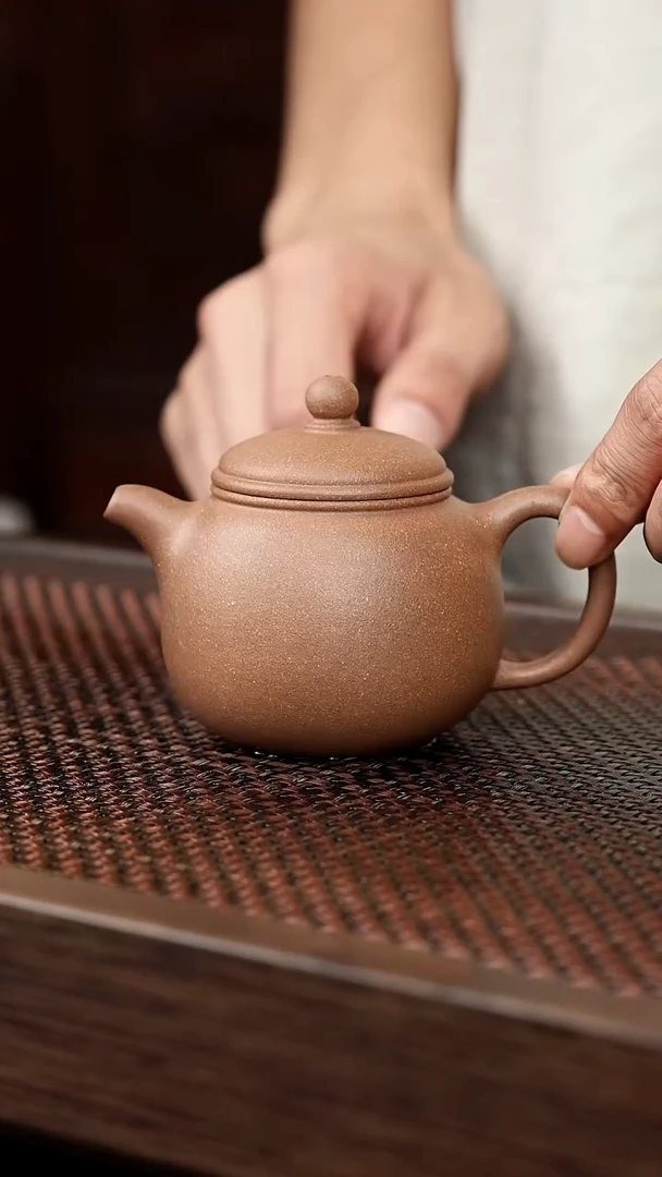 茶壶紫砂老段泥小匏尊