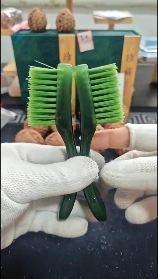 把件文玩核桃绿米核桃专用刷2把
