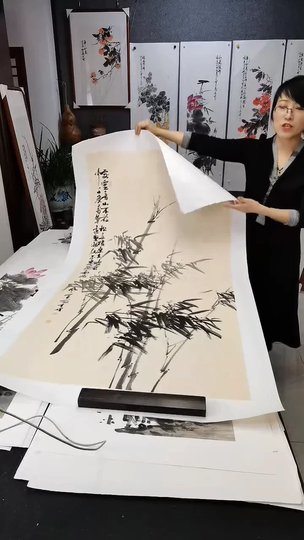 竹报平安138*68cm