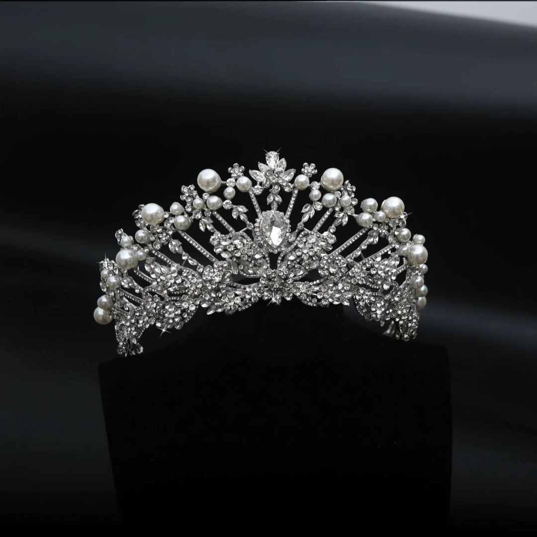 8511喜看优选皇冠饰新娘气质婚纱高级感王冠发冠结婚礼服配饰饰