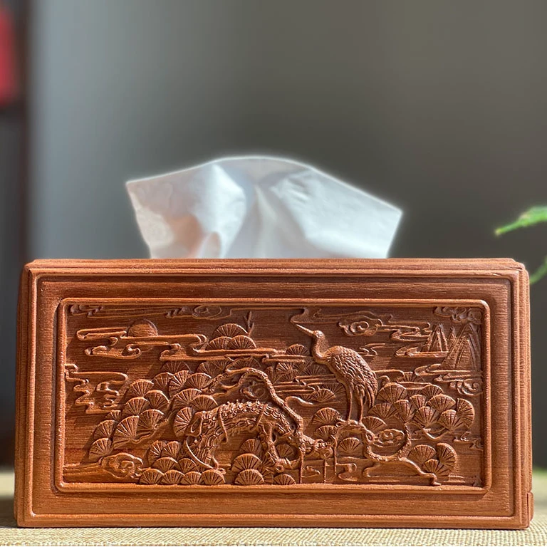纸巾盒抽纸盒收纳复古