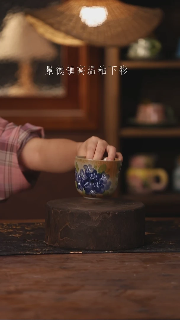 陶瓷景德镇高温釉下手绘陶瓷187
