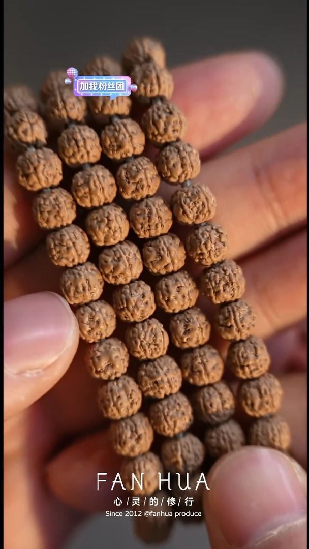 手串金刚菩提原籽小奶龙108 6mm