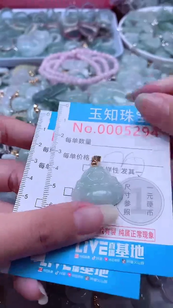 翡翠未镶嵌吊坠(不含链)5294