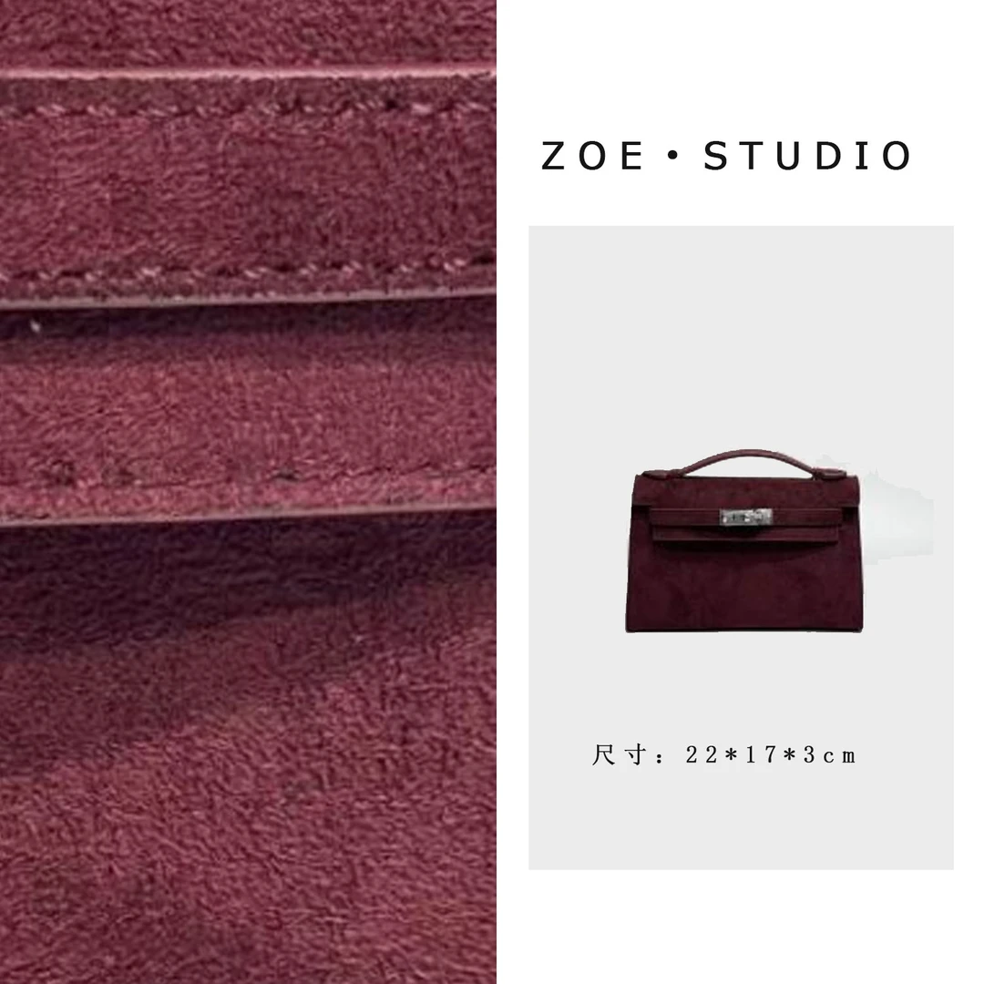 【佐伊甄选】XKY-1237-安可拉红轻奢女士时尚小众真皮单肩挎包