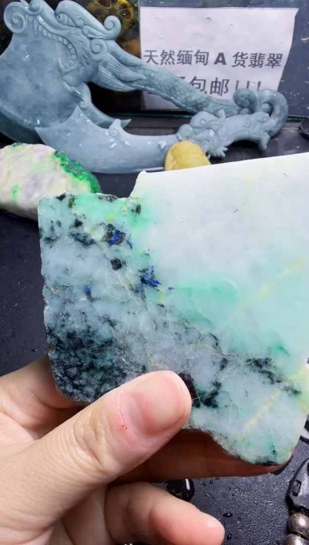 未镶嵌挂件翡翠天然翡翠094