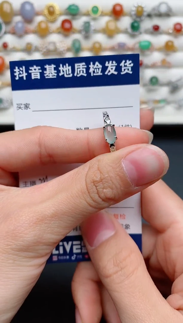 【闪购商品】翡翠戒指银S925镶嵌......