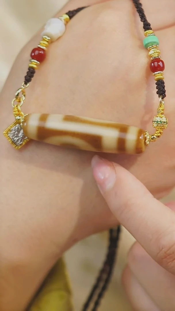 玛瑙/玉髓项链未镶嵌多样性发其一