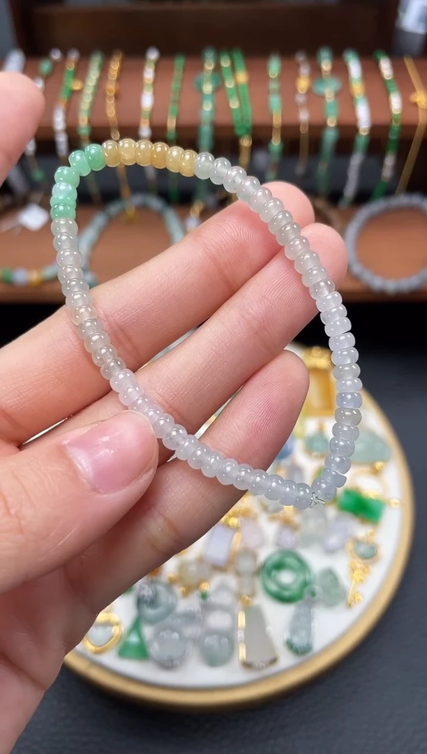 【闪购商品】翡翠套链未镶嵌一个   JK458