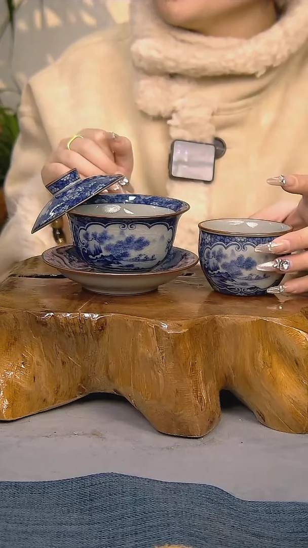 【闪购商品】2件套陶瓷茶具家用简装系列