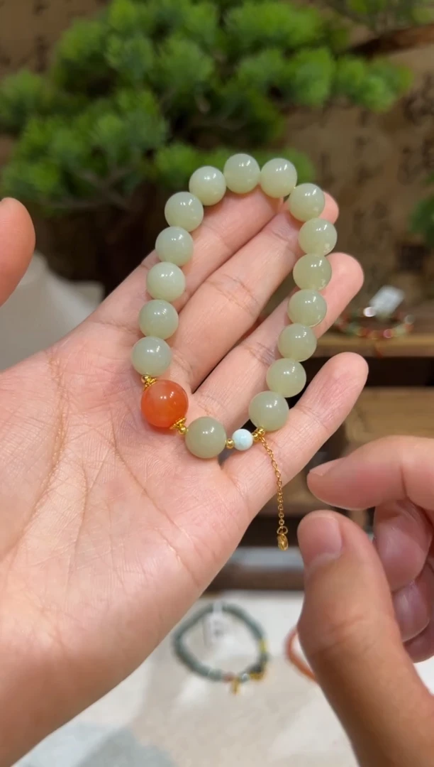 未镶嵌手链和田玉手饰@@