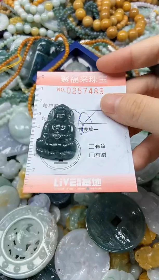 未镶嵌挂件翡翠闪购0257489