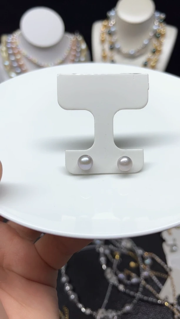 【闪购商品】淡水珍珠耳饰未镶嵌多人