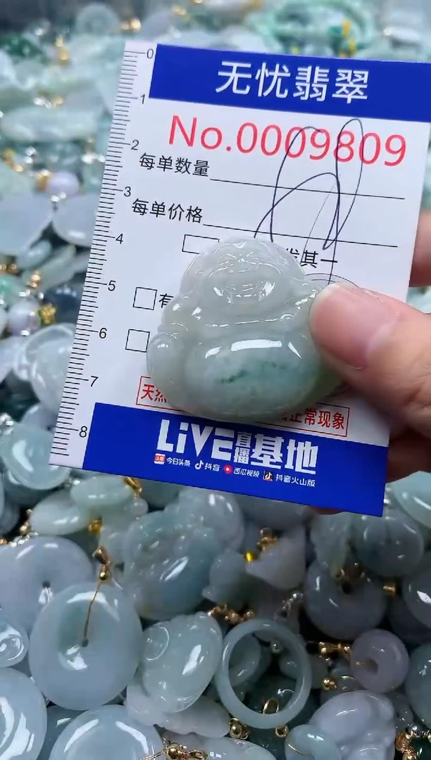 翡翠未镶嵌吊坠(不含链)9809