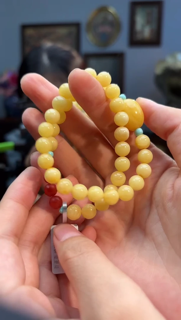 手串蜜蜡未镶嵌多圈手串