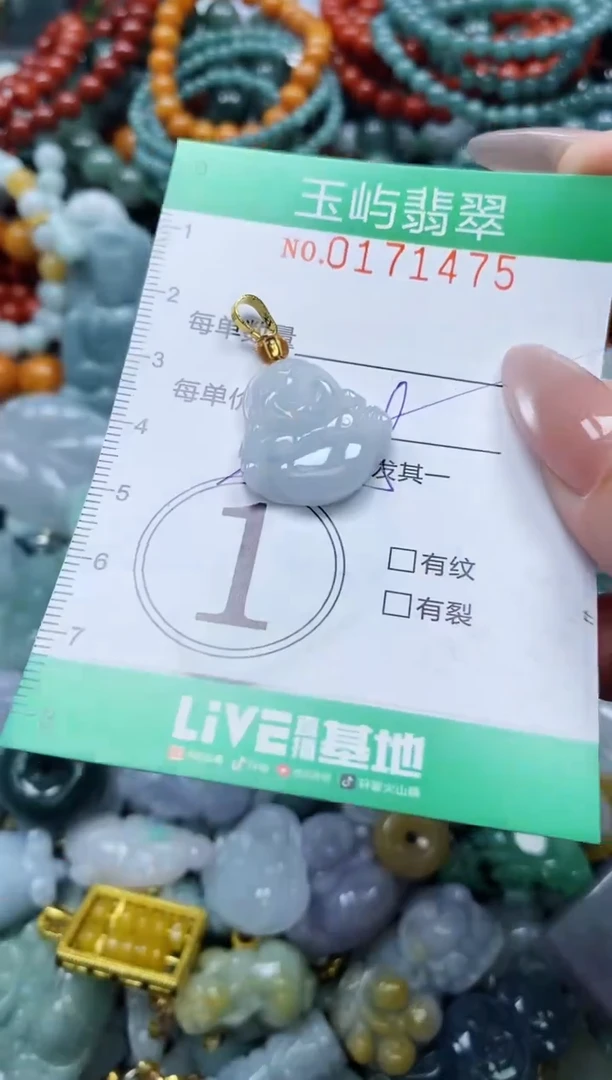 翡翠未镶嵌颈饰闪购0171475多样性发其一