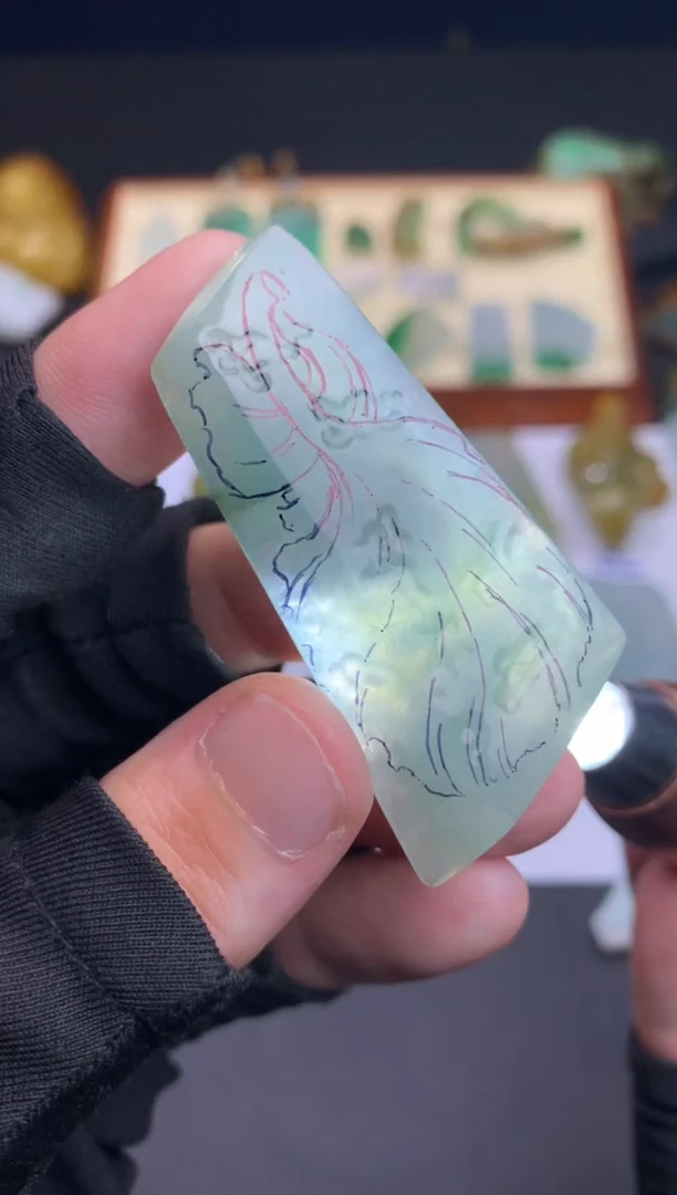 定制翡翠未镶嵌天然翡翠裸石 （含工费）