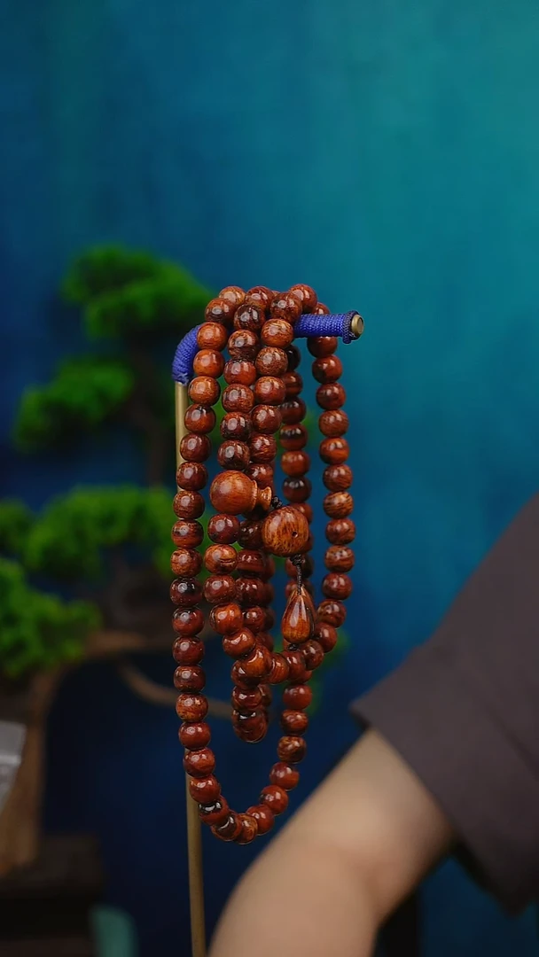 木本降真香红降花梨公0.9*108老型手串