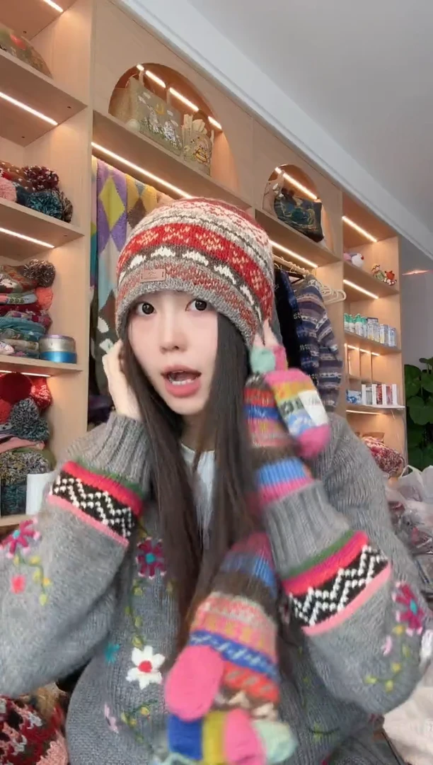 羊毛明星同款冷帽