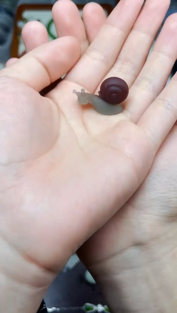 未镶嵌摆件玛瑙/玉髓蜗牛06