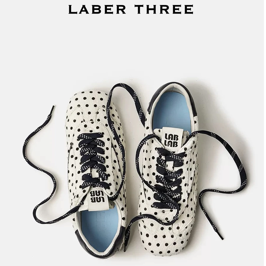 【景致】LABER THREE 温暖春日氛围感中古风马毛德训鞋LH25124512W