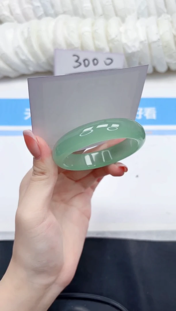 未镶嵌手镯石英质玉23-56-送女友