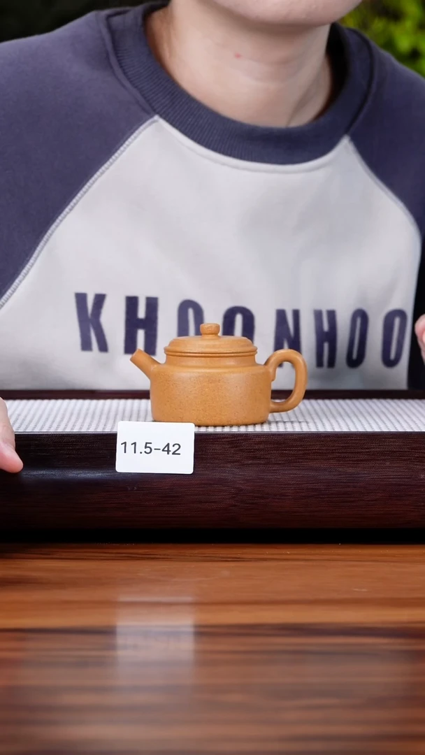 茶壶紫砂11.5-42 老段泥 德钟80