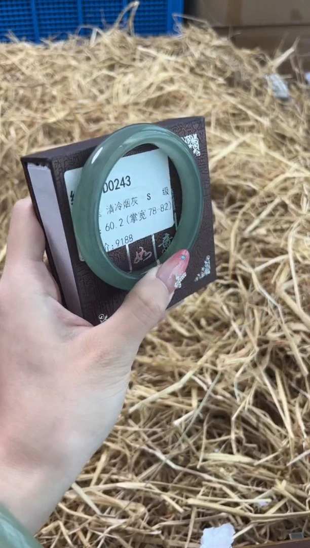 未镶嵌手镯石英质玉D0243