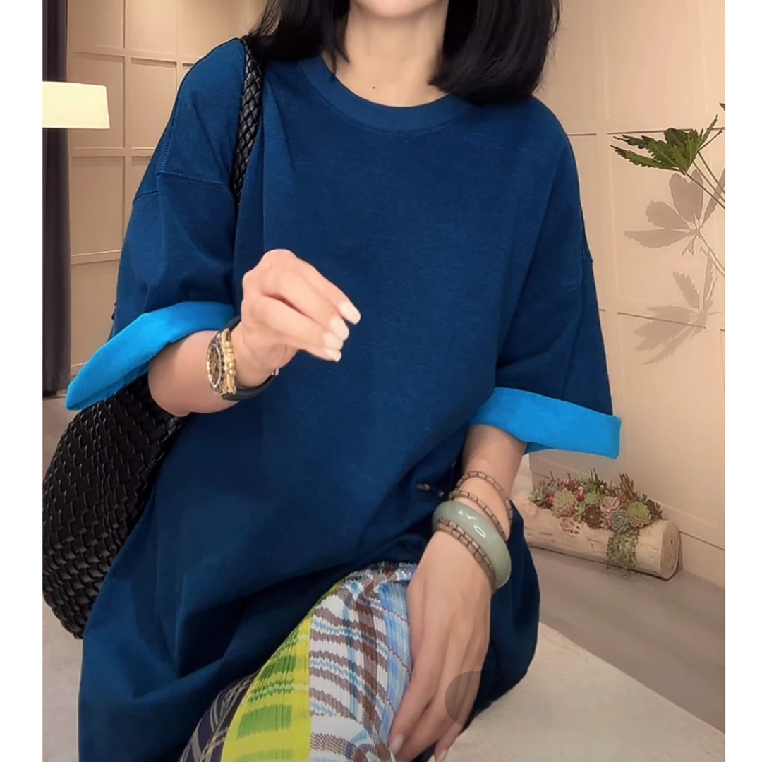 ZUOXIAOQI双色双织重工T恤*Q（衣长80 胸围142）