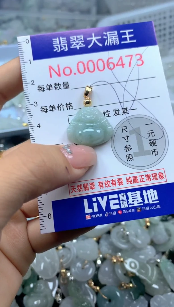 颈饰未镶嵌翡翠6473