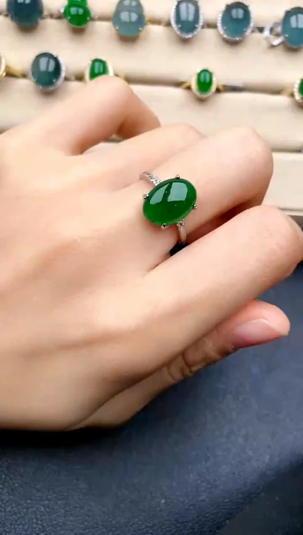【闪购商品】翡翠戒指银S925镶嵌.....