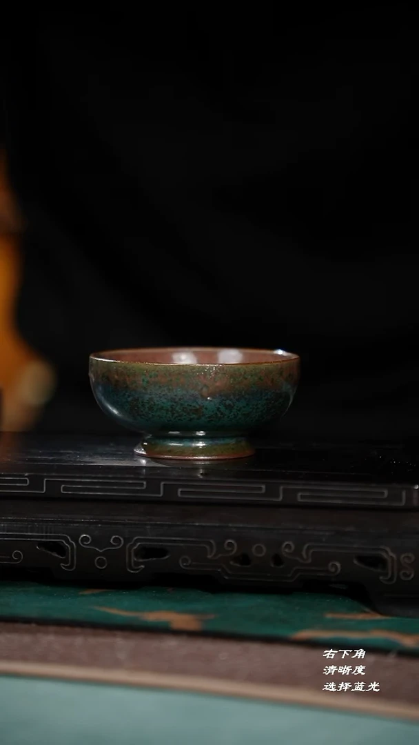 136-1卷足敞口杯（崔小宁）炉钧釉