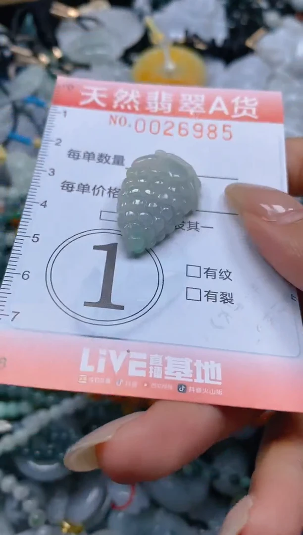 翡翠未镶嵌颈饰闪购0026985