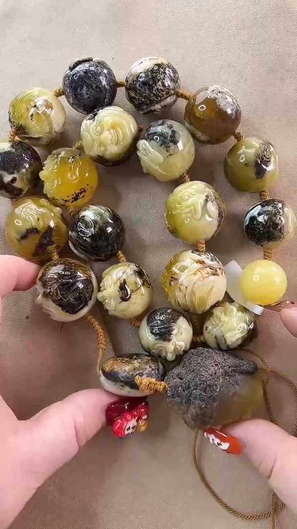 【闪购商品】琥珀颈饰未镶嵌项链