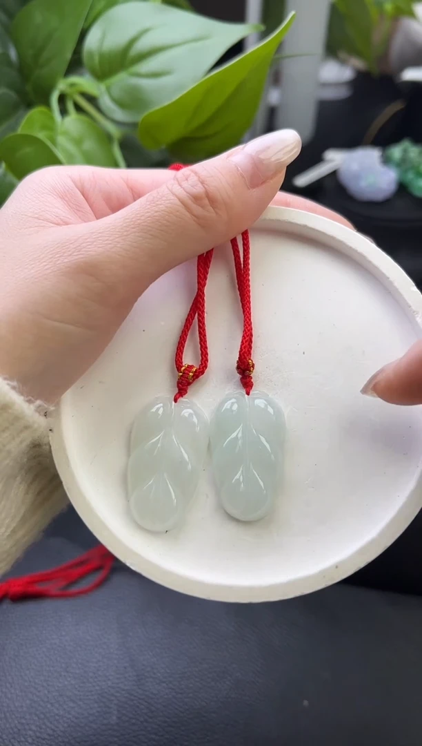 【闪购商品】翡翠颈饰未镶嵌YM1044-3叶子多样性发一