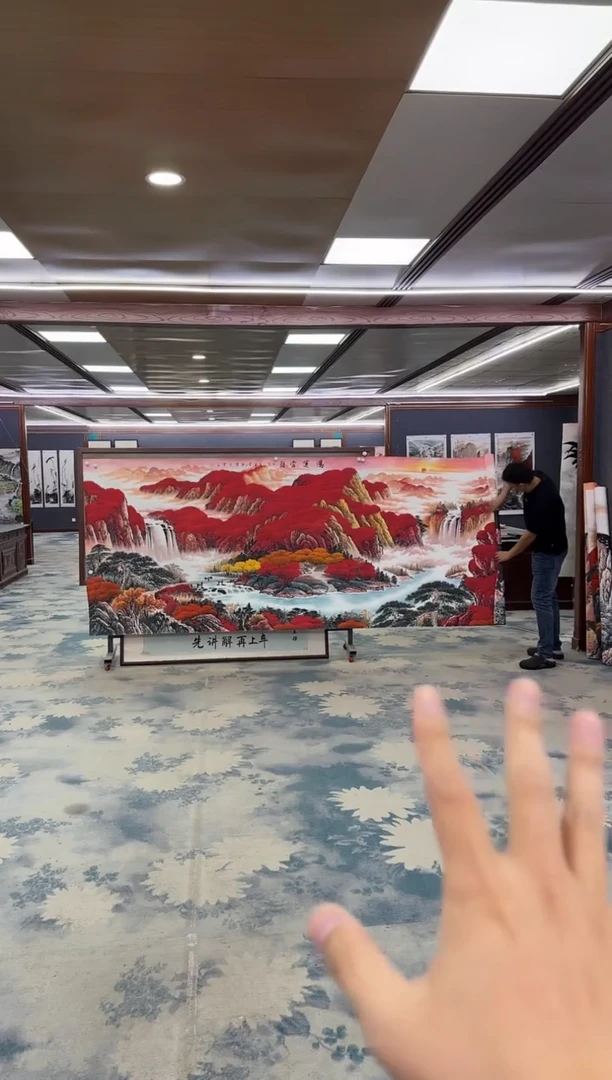 国画稻*人Z刘雪红-山水国画-大丈二
